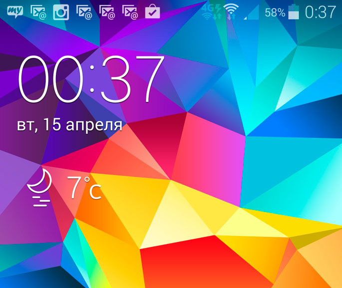   Samsung Galaxy S5