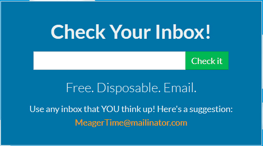   Mailinator